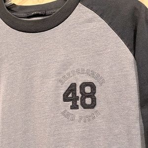 Abercrombie & Fitch Muscle long sleeve cotton t-shirt